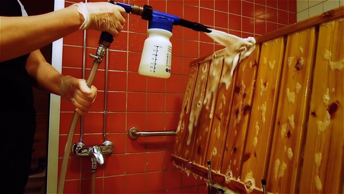 Huolto- ja pesuohjeet Sun Sauna Swing Clean laudejärjestelmä