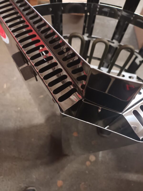 Lievästi kuljetusvaurioinen Harvia TRC90XE 9,0 kW Steel  kiuas - Image 4