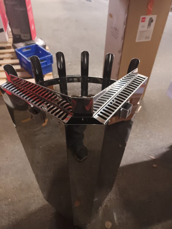 Lievästi kuljetusvaurioinen Harvia TRC90XE 9,0 kW Steel  kiuas - Image 5