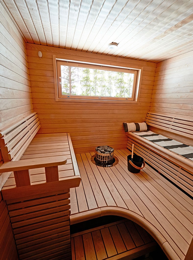 Sun Sauna Classic laude, tervaleppä Sun Sauna Classic laude, tervaleppä